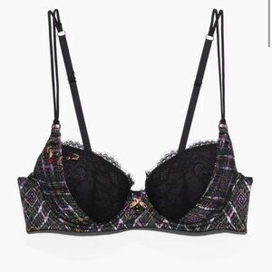 Savage x Fenty plaid bra NWT